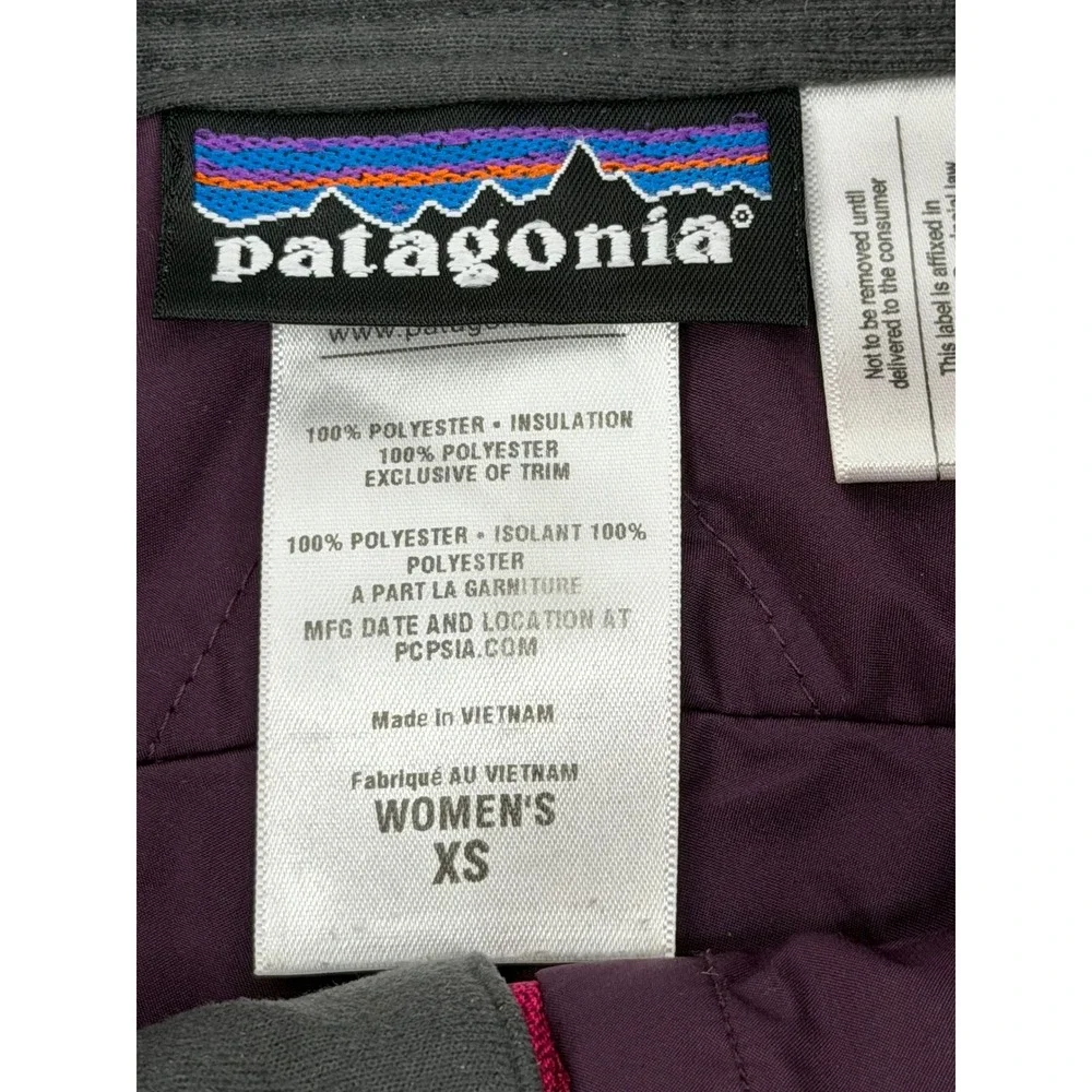 Patagonia H2NO Pink Plaid Ski Snowboard Pants Women's XS‎ Insulated Waterproof